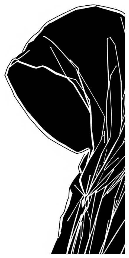 A hidden figure representing invisible human friction